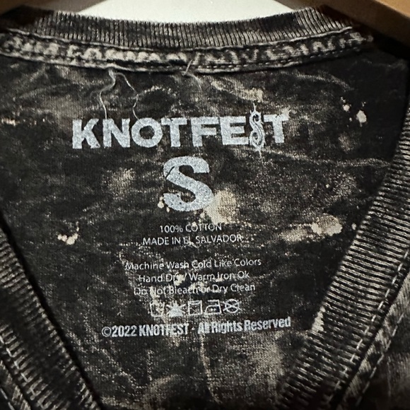 New Slipknot Knotfest Roadshow Fall Tour 2022 Ice Nine Kills T Shirt sz small - Picture 3 of 3